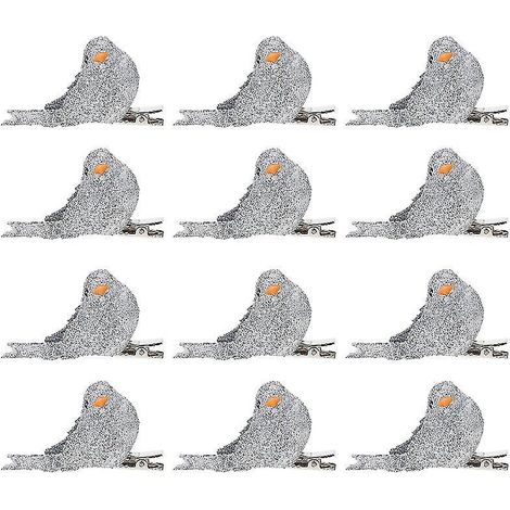 12-teilige Weihnachtsvogel-Dekoration (1/3)