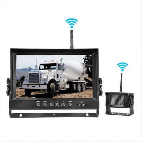 Kit caméra de recul numérique sans fil DVR 9 pouces AHD avec moniteur (1/5)