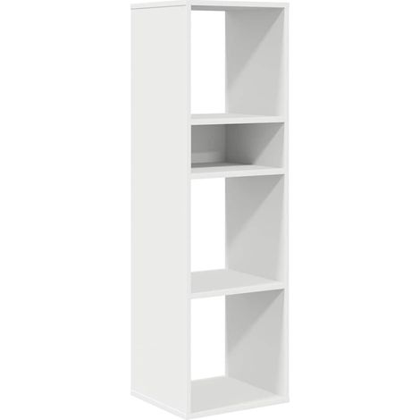 Maison Exclusive - Bücherregal Weiß 34x31x112 cm Holzwerkstoff