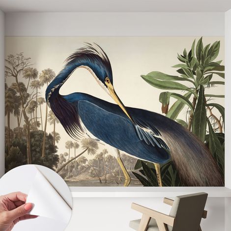 Papier peint adhésif autocollant pour salon chambre à coucher peint imprimé pour mur Nature exotique 152x104 cm (1/5)
