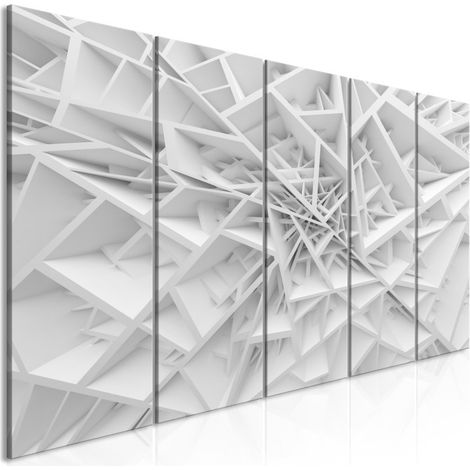 Tableau 5 Panneaux "Complicated Geometry Narrow" 80 x 200 cm (1/2)