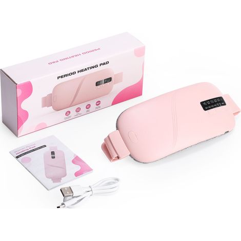Ceinture chauffante (2025), nouveau produit, masseur chauffant, ceinture de protection abdominale, affichage numérique, vibration, compresse chaude, appareil de massage abdominal. (1/4)