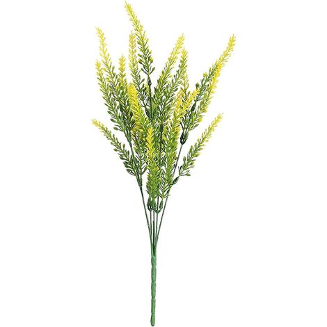 Fleur artificielle, fleur artificielle d'extérieur, imitation plante en plastique, décoration de fleur artificielle, couleur : E (1/2)