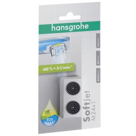 HANSGROHE 2 Softjet-Strahler 5 l/min EcoSmart 13182000
