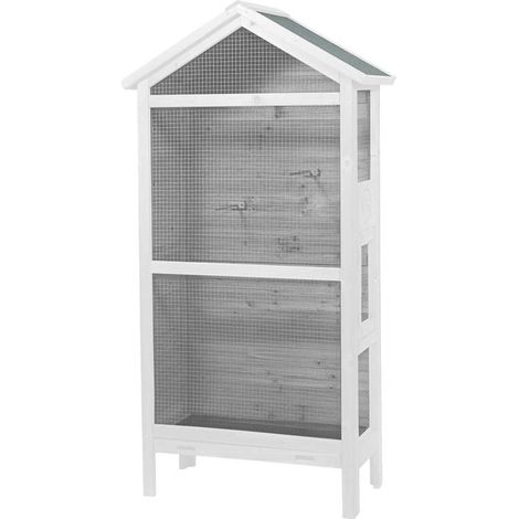 Volière Asti Cottage 82x40x160 cm Bois Duvoplus (1/2)