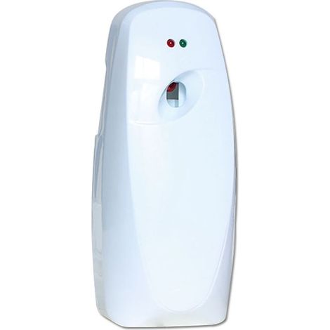 Distributeur Automatique de Spray Désodorisant,Aérosol Maison Intérieur Mural/Autoportant Désodorisant Réglable,Distributeur de Parfum en Spray pour Salle de Bain,Bureau,Hôtel,Blanc (1/5)