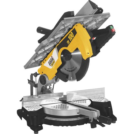 Femi TRONCATRICE PER LEGNO CON PIANETTO SUPERIORE ''TR100'' 2000 W ø 305 mm