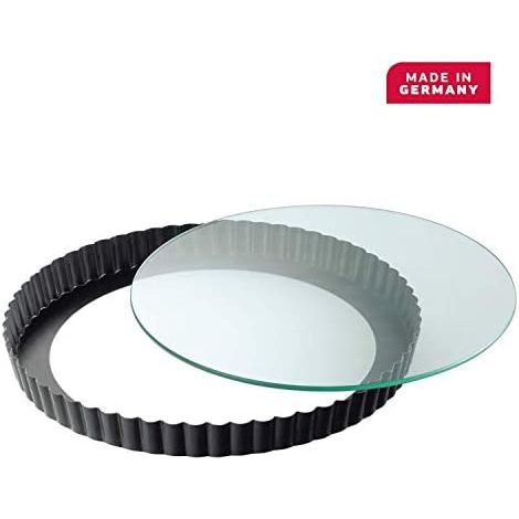 Kaiser Inspiration Teglia Quiche 28cm con Fondo in Vetro Removibile (1/4)
