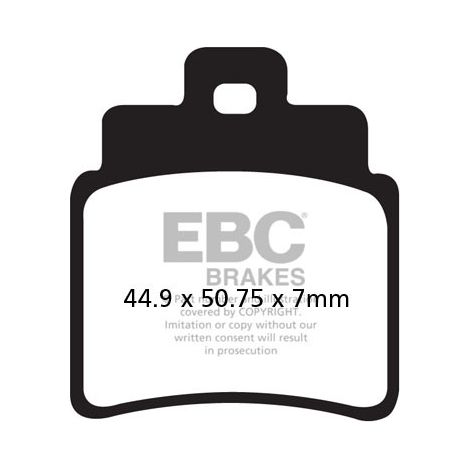 Pastillas de freno para scooter EBC SFA355/4 (juego para 1 disco)