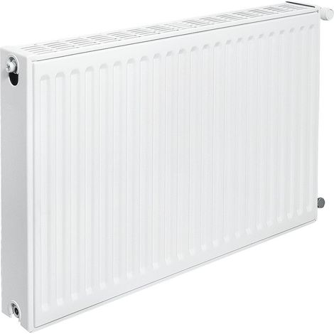 Brötje Flachheizkörper RetroProfil Typ 22 R 552x102x1600mm, profilierte Front, Weiß, 1595W bei 70/40/20 Grad C (1/3)