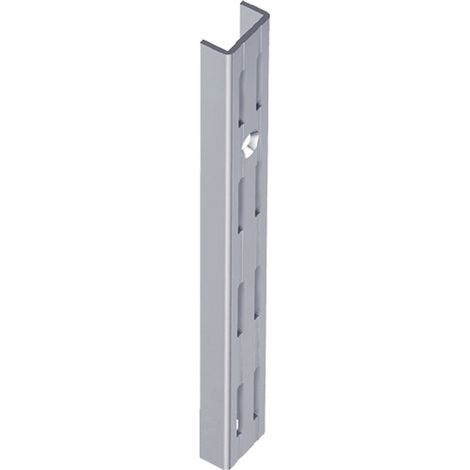 ELEMENT SYSTEM Riel de pared L.1.000 mm aluminio blanco acero perforación de dos filas - 10001-00053