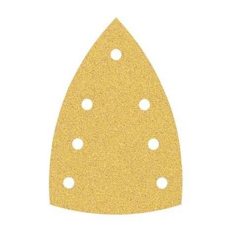 BOSCH ACCESSORIES 2608901675 PAPIER ABRASIF POUR PONCEUSE MULTIFONCTION GRAIN 60, 120, 180 (L X L) 150 MM X 100 MM 1 SET