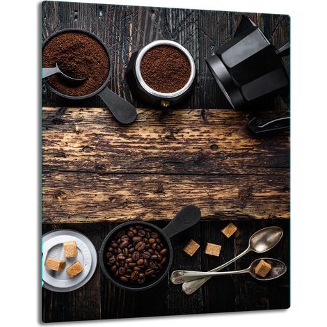 TABLERO DE MESA DE PANEL DE CRISTAL 40x52 CAFÉ (1/5)