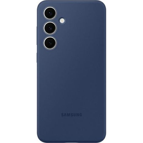 Custodia in silicone blu per Samsung Galaxy S24 FE. (1/4)