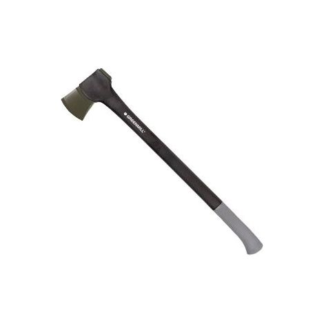 Greenmill UP9429 Ascia de Falegname 1350g Ascia da giardinaggio con testa de Acciaio al carbonio e manico de Fibra de Vetro antiscivolo