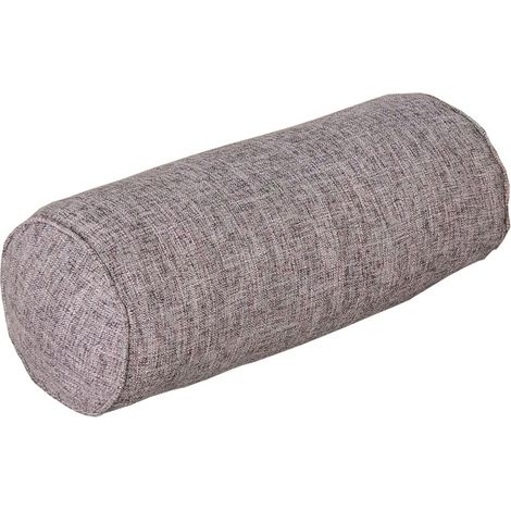 Oreiller long, oreiller de corps rond, oreiller rectangulaire, oreiller de couchage, oreiller en imitation coton et lin, décoration de chambre, bleu - 15 x 15 x 40 cm (1/5)
