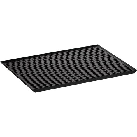 yamazaki 3329 Tower Glas & Mug Drainer, Black, ABS Resin, 42.5 x 30.7 x 1.5 cm
