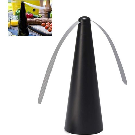 Ventilateur anti-mouches, Repelente de moscas ecológico, Ventilador repelente de moscas pequeño Moucherolle électrique Inodore Ventilador para mantener alejadas las moscas para alimentos Camping Comed (1/5)