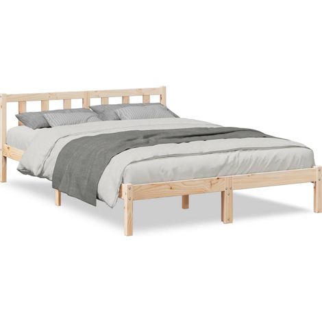 Maison Exclusive - Letto Extra Lungo senza Materasso 160x210 cm in Legno di Pino