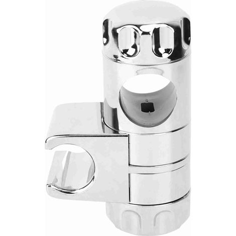 Beyamis Support coulissant pour pommeau de douche de salle de bain en ABS, fixation par pince réglable, trou de 25 mm (1/5)
