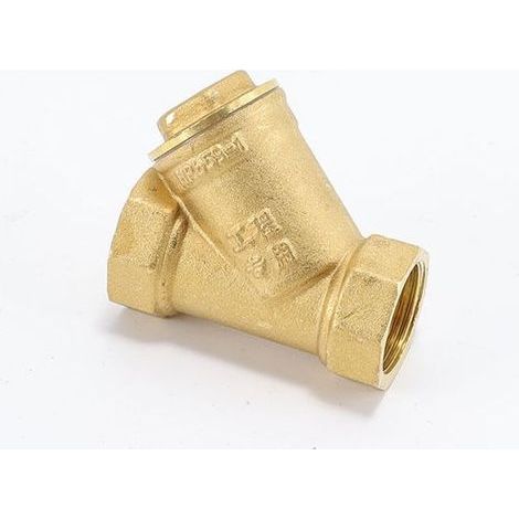 3/4-Zoll-Y-förmiges Messing-Siebfilterventil mit Innengewinde, Y-förmiger Messing-Siebpumpenfilter (1/5)