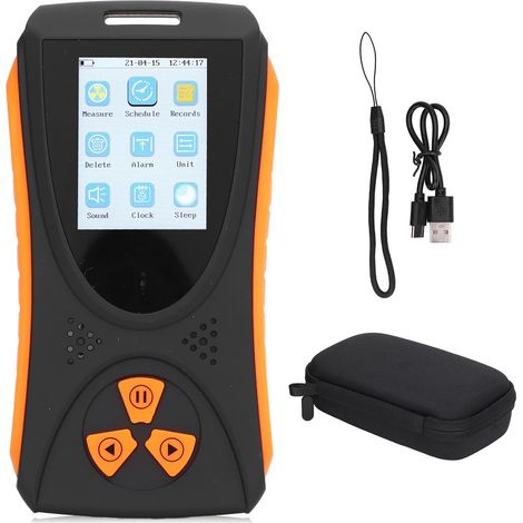 Compteur Geiger De Qualité Professionnelle, Détecteur De Rayonnement Nucléaire Portable, Compteur Geiger, Testeur De Rayons X β γ, Alarme De Dose De Rayonnement Avec Batterie Pour les Inspections De L (1/5)