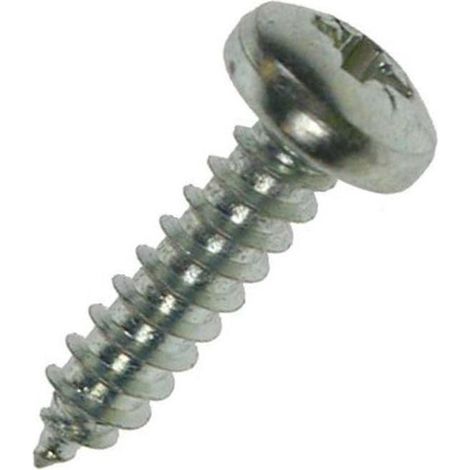 Unifix Self-Tapping Screws Pozi Pan Head AB DIN 7981C BZP - 8G x  - Box of 250