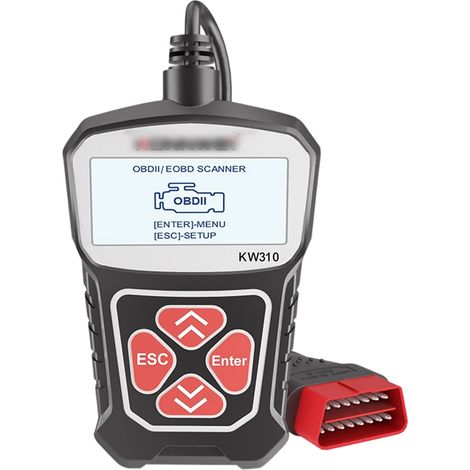 Détecteur De Défauts OBD - Pour Véhicules Essence Et Diesel Compatible OBD II - Avec Haut-Parleur Intégré Et Clé De Préparation En Un Clic - 1 Pièce (1/5)