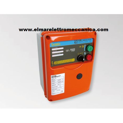 BASIC Quadro Elettromeccanico 1 Elettropompa Monofase Trifase Avvio Protezione 230 V Monofase - HP 0,75 KW 0,55