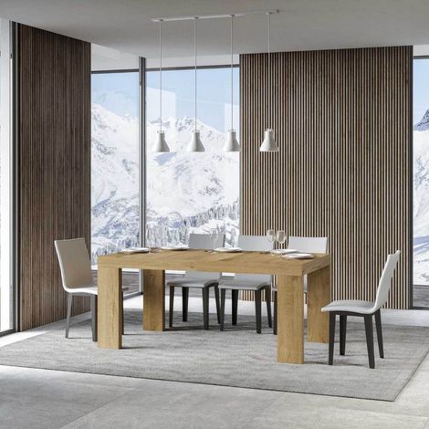 Tavolo allungabile 180/440x90 cm Roxell quercia natura (1/5)