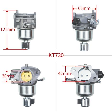 Die Vergaser 16-853-19S und 32-853-63S sind mit den Vergasern KT725, KT730, KT735, KT740 und KT745 kompatibel. (1/4)