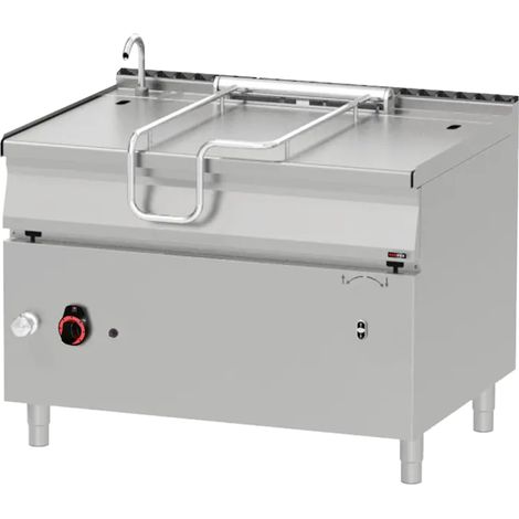 Sauteuse basculante automatique à gaz 120 l fond en inox REDFOX - BRM 90/120 G/N - REDFOX