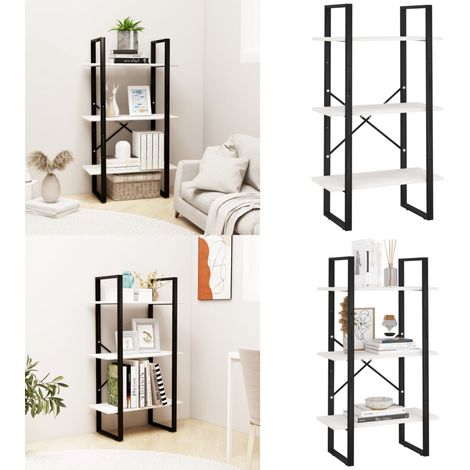 Standregal Weiß 60x30x105 cm Massivholz Kiefer - Holzregal - Stehregal - Bücherregal - Wohnwandregal - Speicherplatz - Home & Living