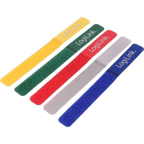 Bande Scratch L 180mm 5pcs - rouge.bleu.gris.vert.jaune