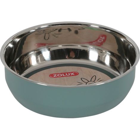 Bol en inox EHOP 400 ml  vert pour rongeur - zolux
