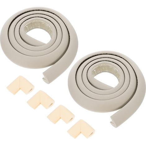 Protège-coins de sécurité, gris, antichoc, pour coins pointus (1/5)