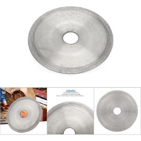 Disque diamanté lapidaire pour coupe verre, cristal, jade et gemmes - 160x20x0.8mm (1/5)