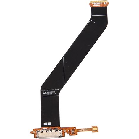 Flexible charging port cable compatible with Samsung Galaxy Note 10.1 / N8000 REV 0.5 (1/3)