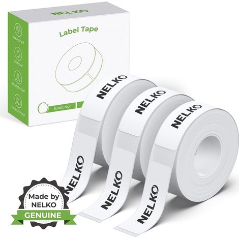 Ruban P21 pour Étiqueteuse, 14x40mm, Laminé, Blanc, 180 pcs (1/5)