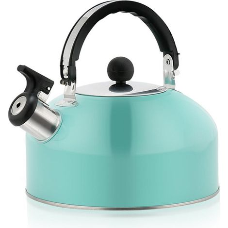 Bouilloire Camping Inox 3L Sifflet Léger pour Randonnée Cuisine Barbecue Voyage (1/5)