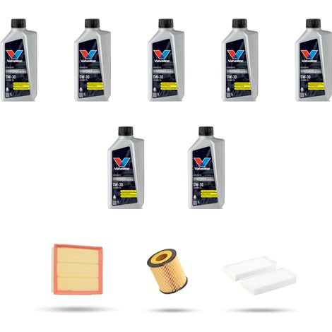 Kit tagliando 3 FILTRI e 7L OLIO compatibile con Bmw serie 6 (F12, F13) 640i 235kw dal 2011 (1/5)