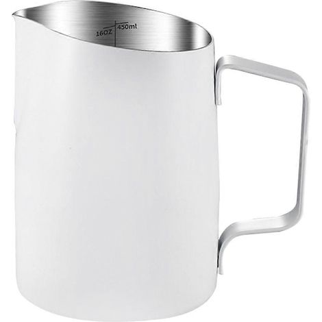 Pichet à expresso en acier inoxydable, tasse à café, pichet à mousser le lait, tasse à lait pour café (1/5)