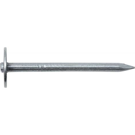 SWG Stahlnagel geriffelt mit Scheibe 3,5 x 35 mm VZ 250 Stück