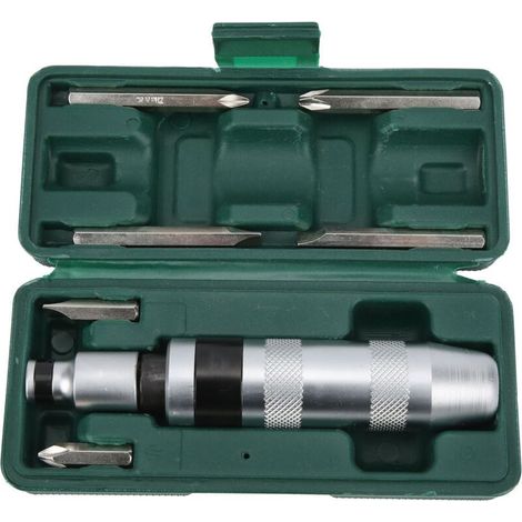 Professioneller Schlagschrauber aus Chrom-Vanadium-Stahl, Ersatzbit-Set, Crezuo-Zubehör (1/4)