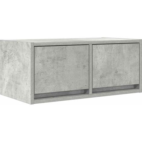 vidaXL Mobile per TV Grigio Cemento 60x31x25,5 cm Legno (1/5)
