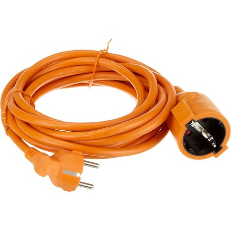 Unitec 44584 - Prolunga per contatto di terra, cavo in plastica, H05VV-F 3G 1,5 mm²