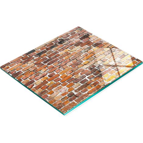 Tablero decorativo multifuncional de vidrio para pared de ladrillo de cocina, 60x52 cm. (1/5)