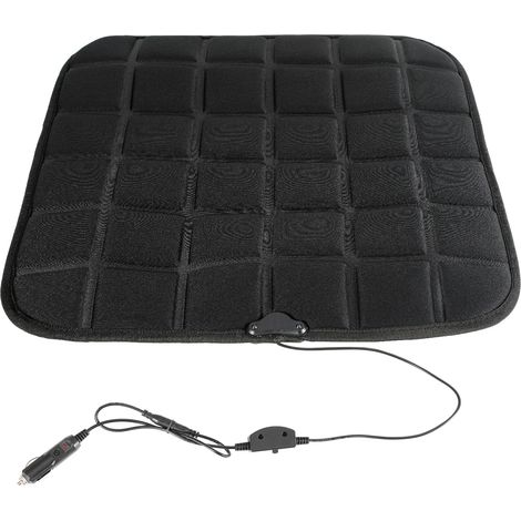 Wolketon coussin de siège chauffant 12V Siège avant Housse de protection chauffante pour siège de voiture coussin de siège chauffant pour pièces automobiles (1/5)