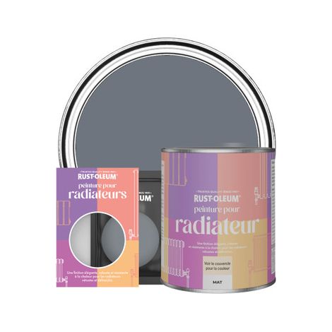Peinture pour Radiateur, Finition Mate - Gris Marine (1/3)