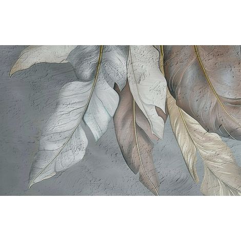Papier peint panoramique - Feuilles - 130 cm x 81 cm (1/2)